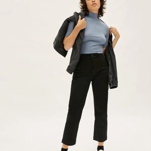 Everlane straight leg crop size 0 short